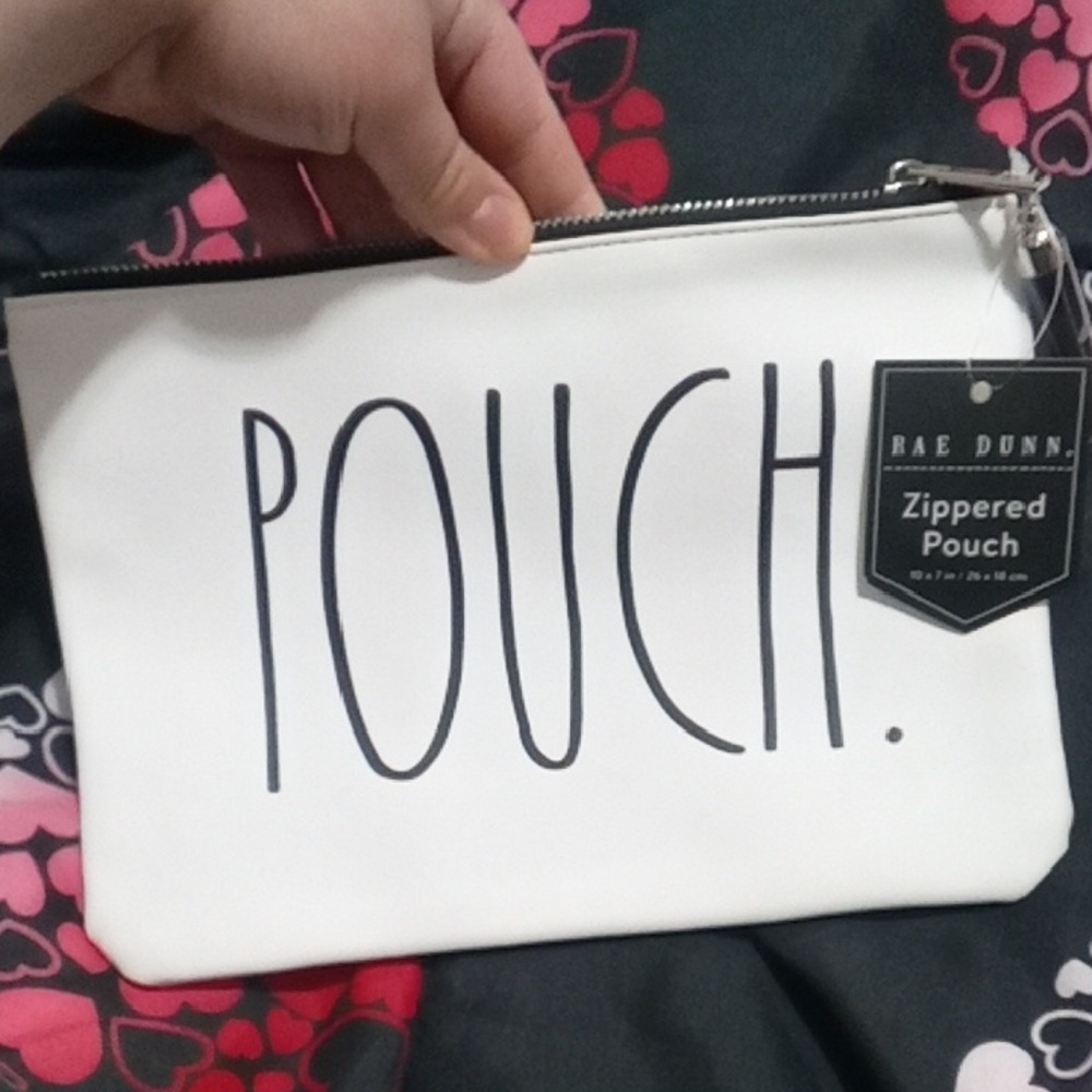 Rae Dunn White Pouch Set 3PC - Picture 4 of 7